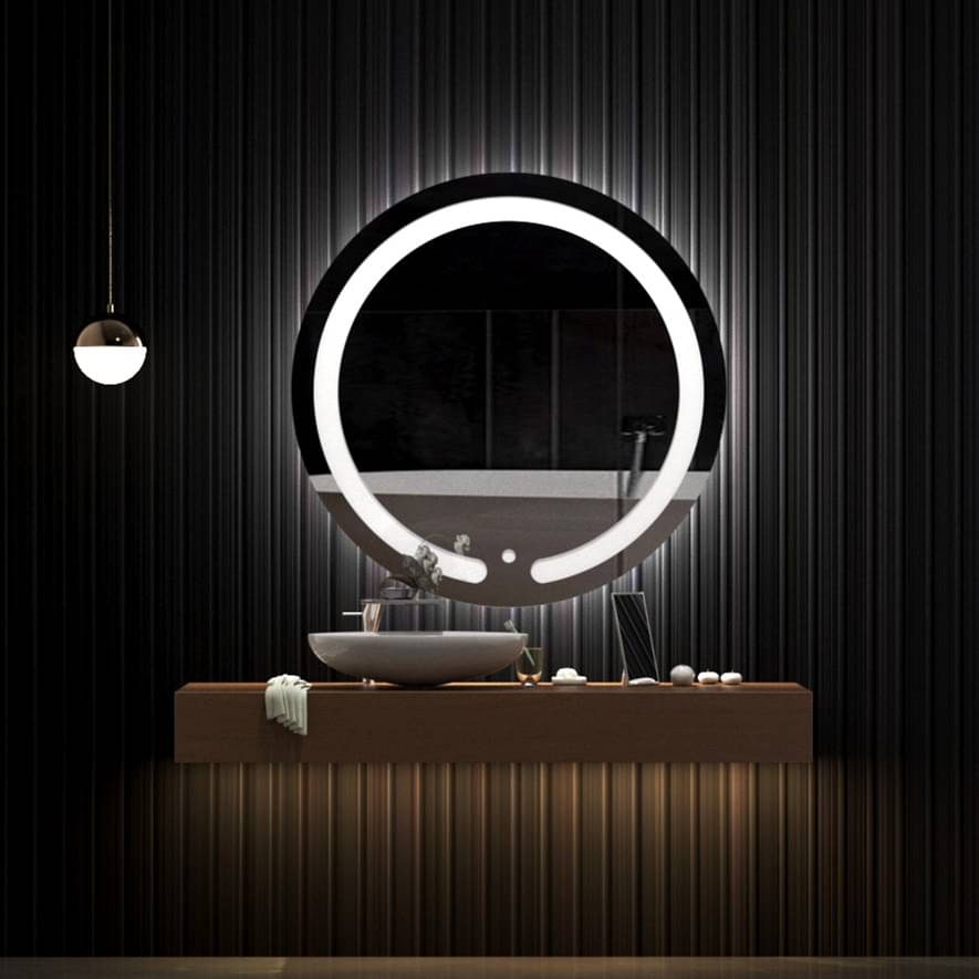 Hexa Modern Round LED Mirror