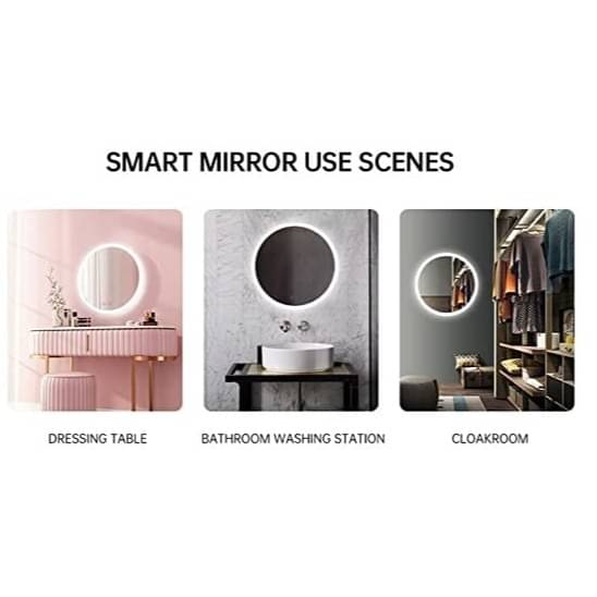 Hexa Modern Round LED Mirror
