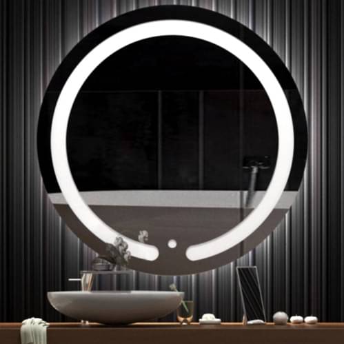 Hexa Modern Round LED Mirror