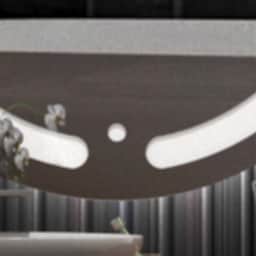 Hexa Modern Round LED Mirror - rear_view