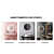 Hexa Round LED Mirror with Triple Color Light - top_view