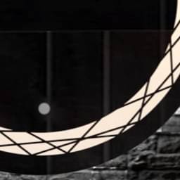 Hexa Round LED Mirror with Triple Color Light