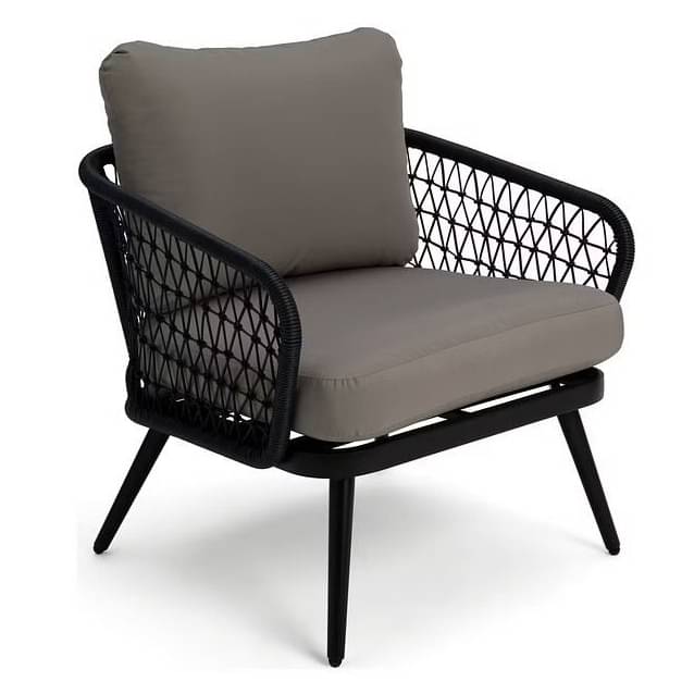 Loch Stylish Grey Rope Outdoor Furniture Set