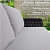 Loch Stylish Black Rope Outdoor Furniture With Cushion Set - right_view