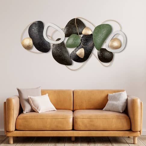 Madrid Stone Decor Modern Metal Wall Art