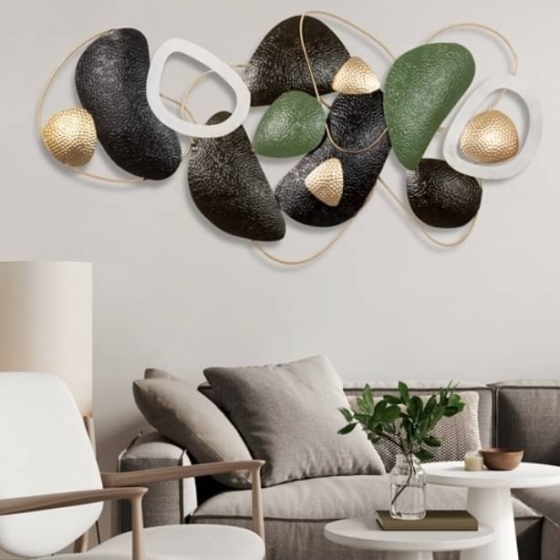 Madrid Stone Decor Modern Metal Wall Art