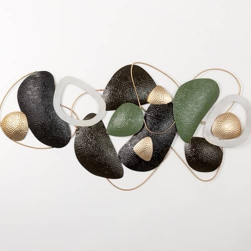 Madrid Stone Decor Modern Metal Wall Art