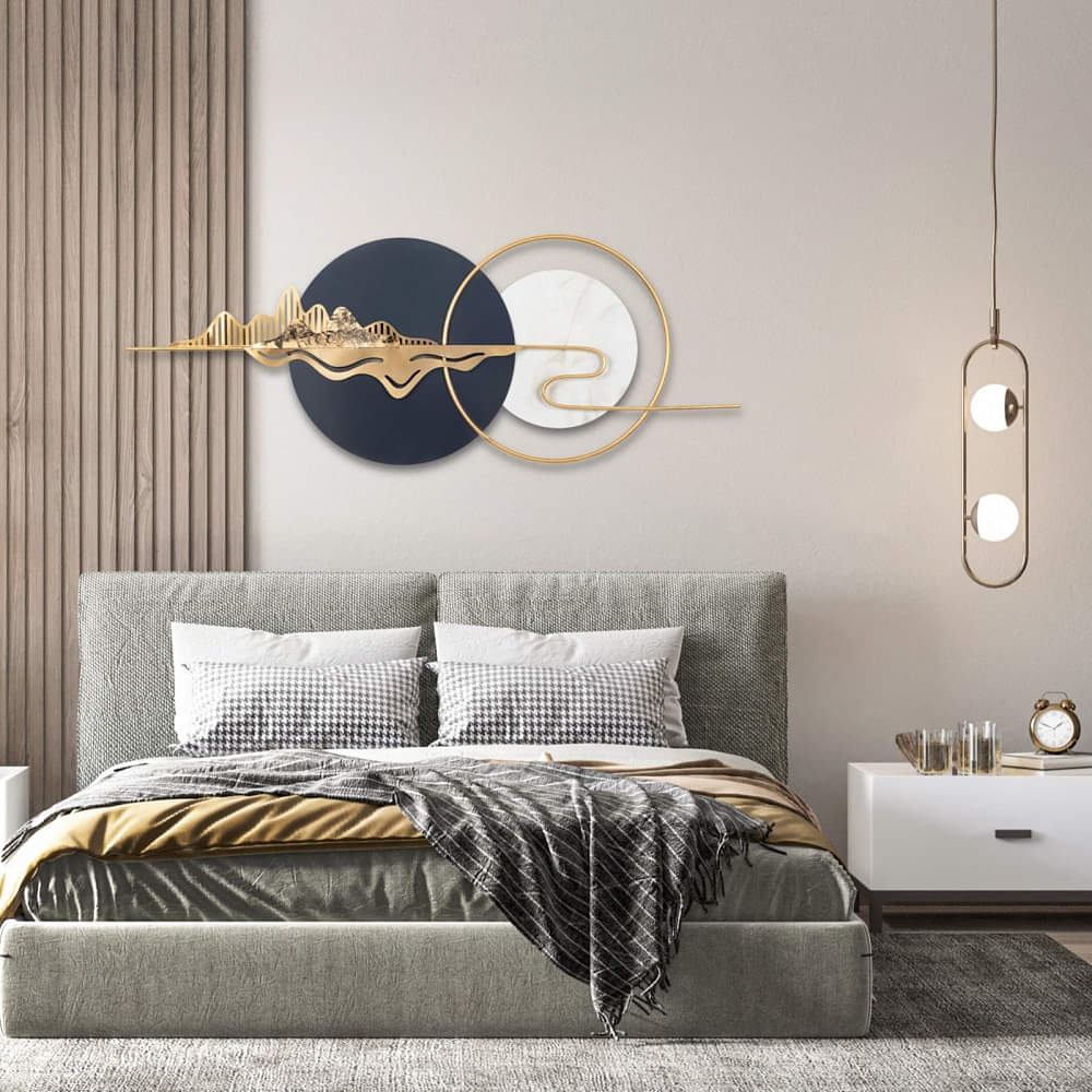 Sakai Sunshine Blue Bird Metal Wall Art - photo