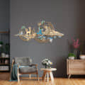 Sakai Natural Scenery Luxury Metal Wall Art - photo