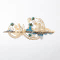 Sakai Natural Scenery Luxury Metal Wall Art - rear_view