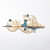 Sakai Natural Scenery Luxury Metal Wall Art - rear_view