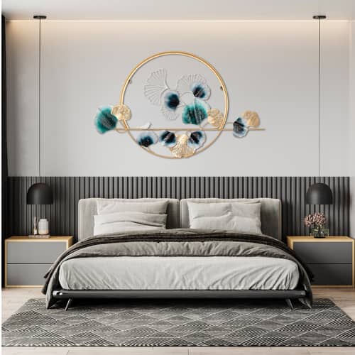 Albany Leaf & Flower Metal Wall Art
