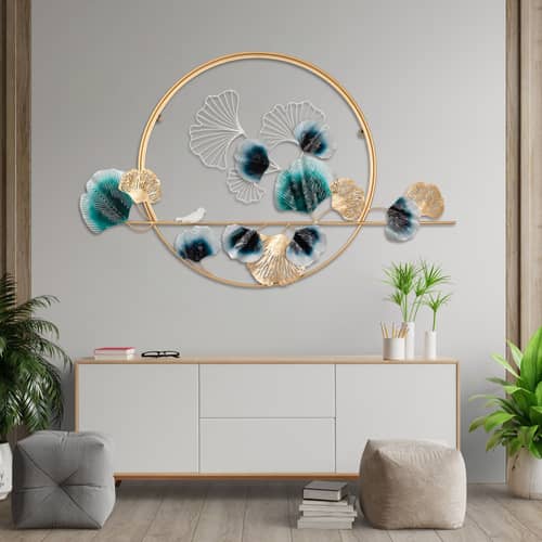 Albany Leaf & Flower Metal Wall Art