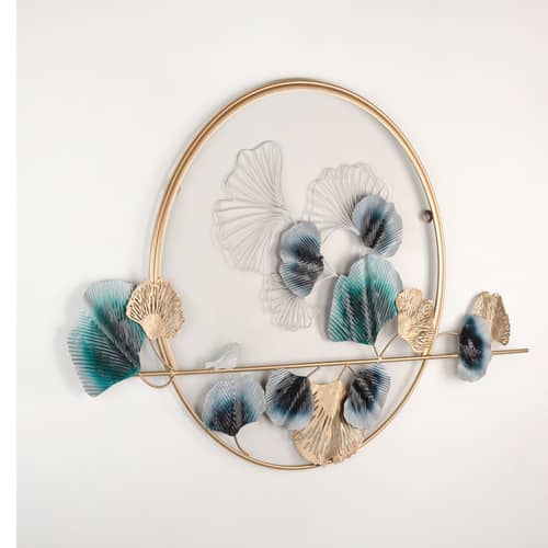 Albany Leaf & Flower Metal Wall Art
