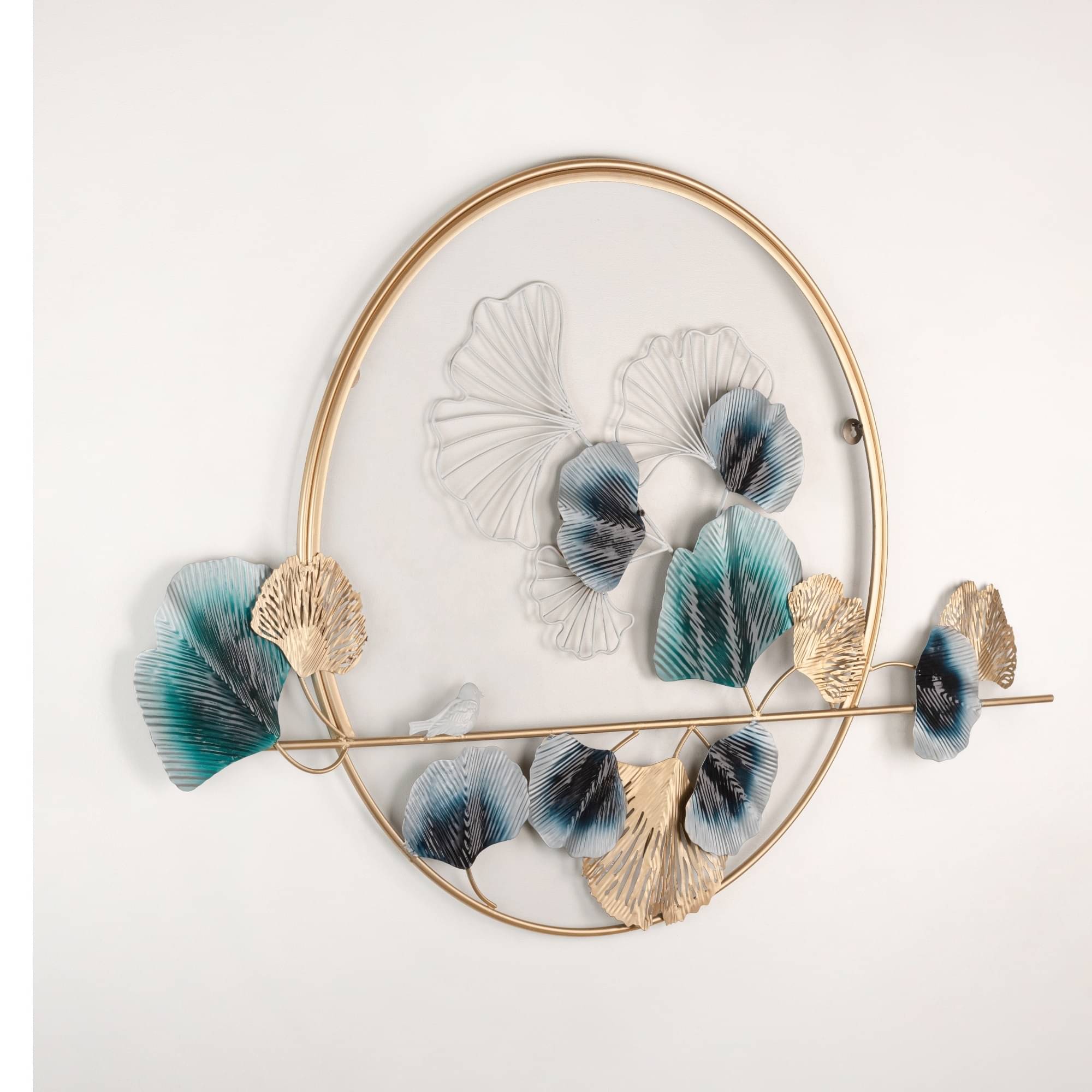 Albany Leaf & Flower Metal Wall Art