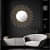 Kirby Metal Classic Wall Mirror in Gold - front_view