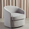Hila Upholstered Barrel Chair - photo