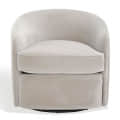 Hila Upholstered Barrel Chair - front_view