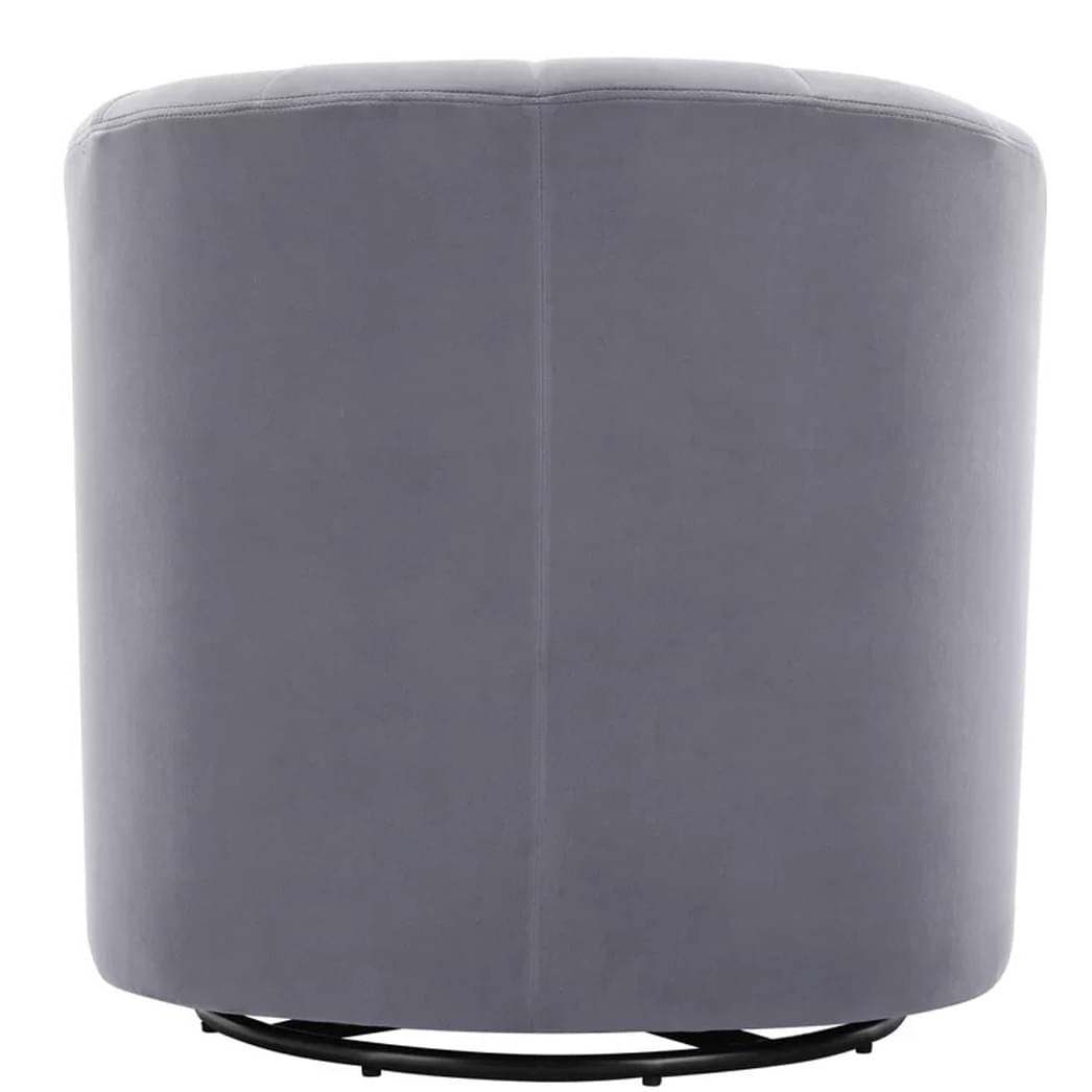 Barren Upholstered Swivel Barrel Chair