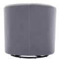Barren Upholstered Swivel Barrel Chair - rear_view