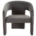 Ashly Upholstered Arm Chair - front_view