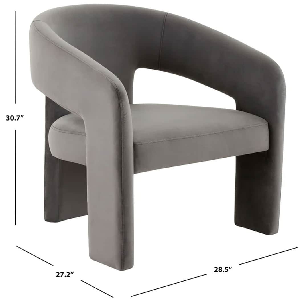 Ashly Upholstered Arm Chair - right_view