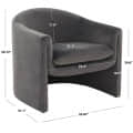 Durant Upholstered Arm Chair - right_view