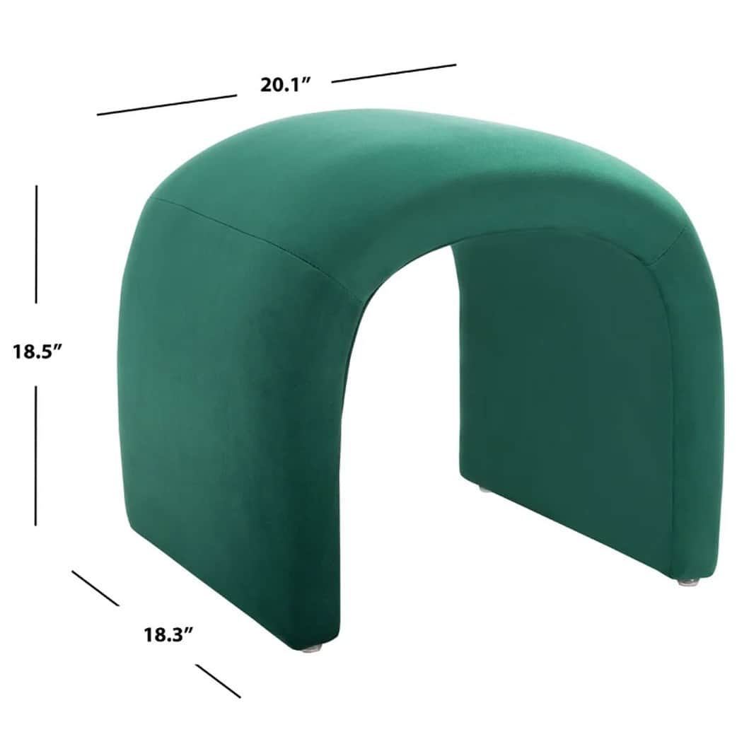 Andean Upholstered Ottoman - right_view