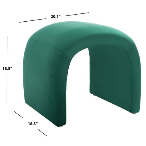 Andean Upholstered Ottoman