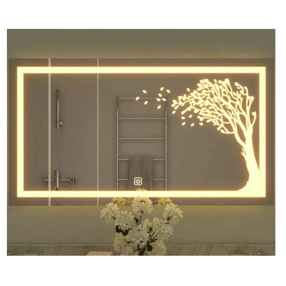 Hexa 3 color Shine LED Mirror - photo