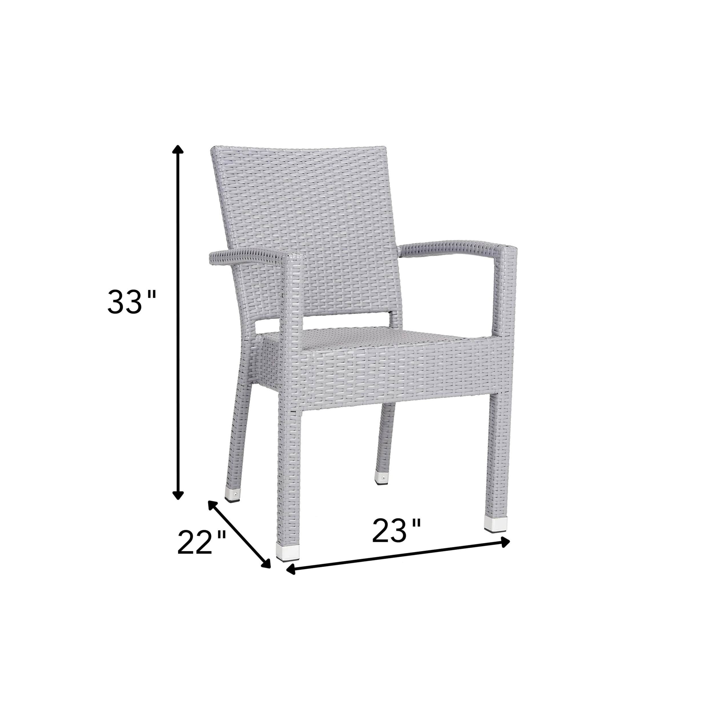 Loch Patio Bistro chair(2 pcs) - top_view