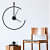 Morco Black Metallic Wall Clock - photo