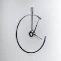 Morco Black Metallic Wall Clock - rear_view