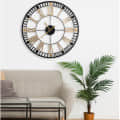 Morco Gold & Black Round Wall Clock - photo