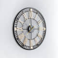 Morco Gold & Black Round Wall Clock - front_view