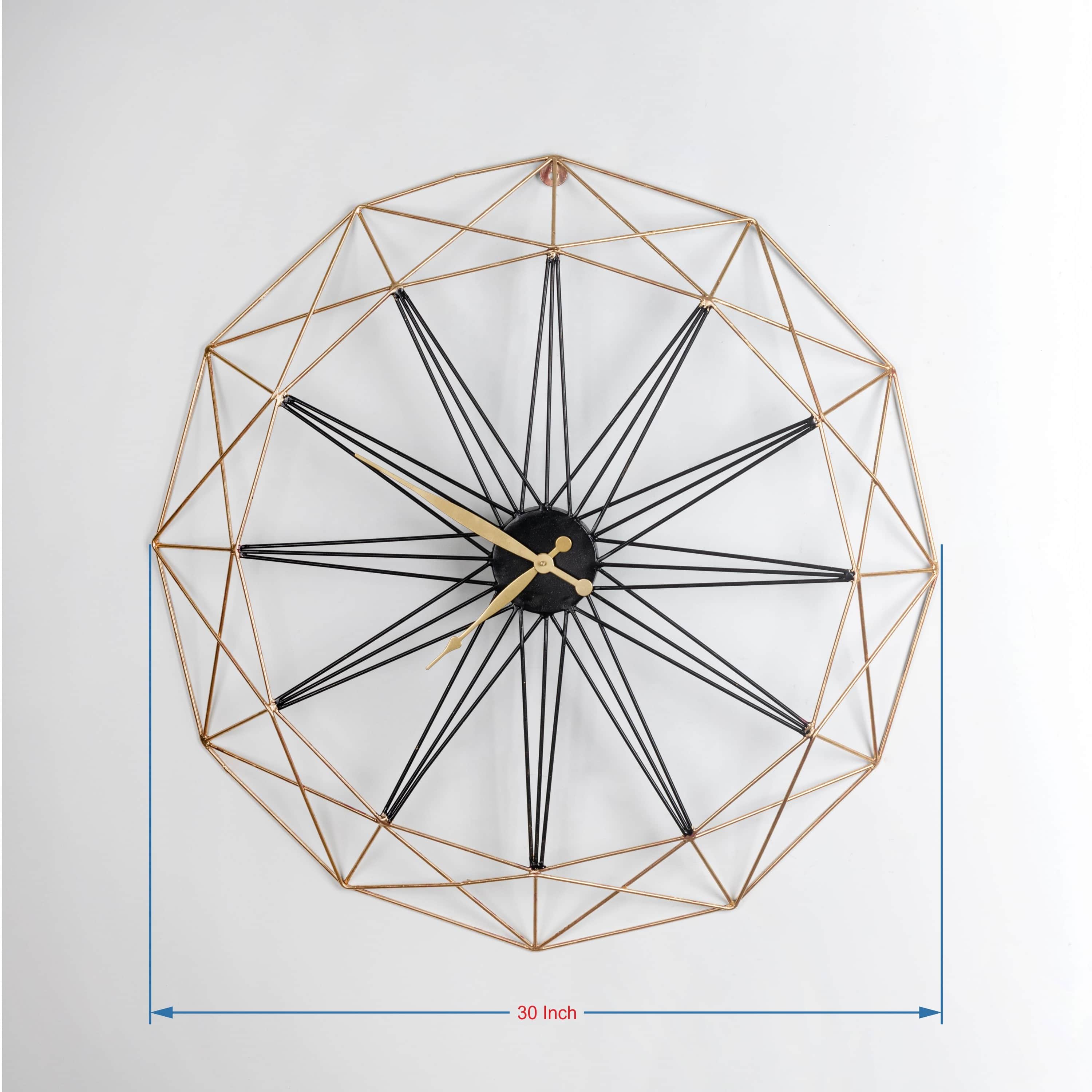 Morco Premium Look Wall Clock - left_view