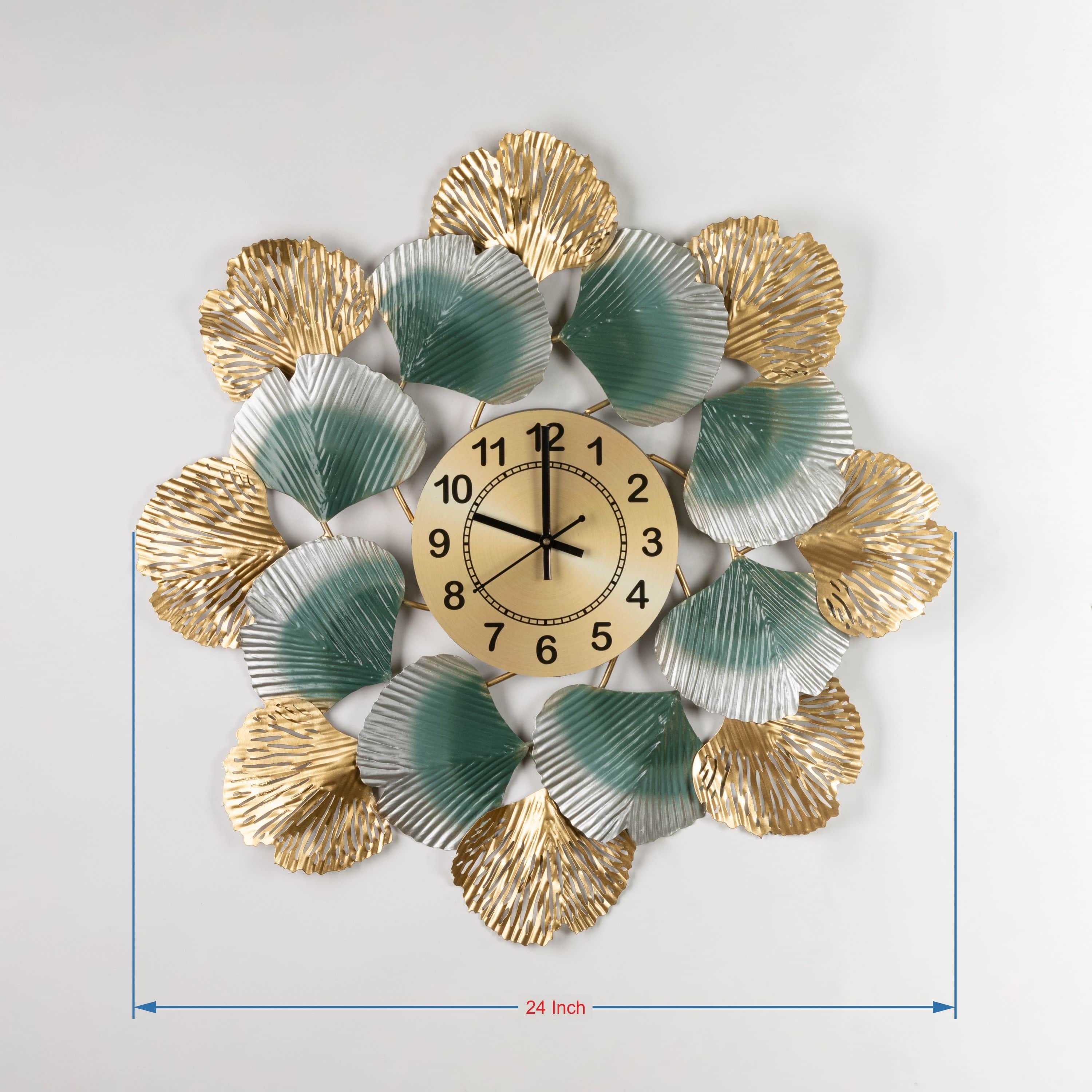 Orleans Sun Shine Wall Clock - top_view