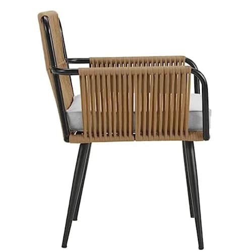 Argo 2 Seated Chair With Table And Grey Cushion Set - bottom_view