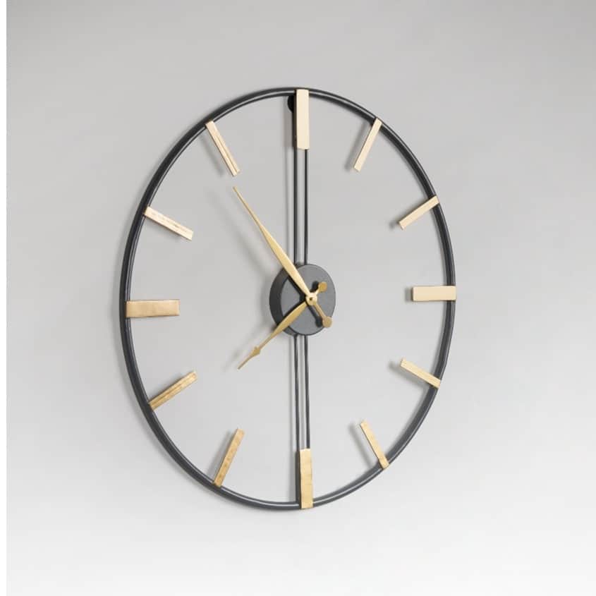 Orleans Vintage Round Wall Clock - rear_view