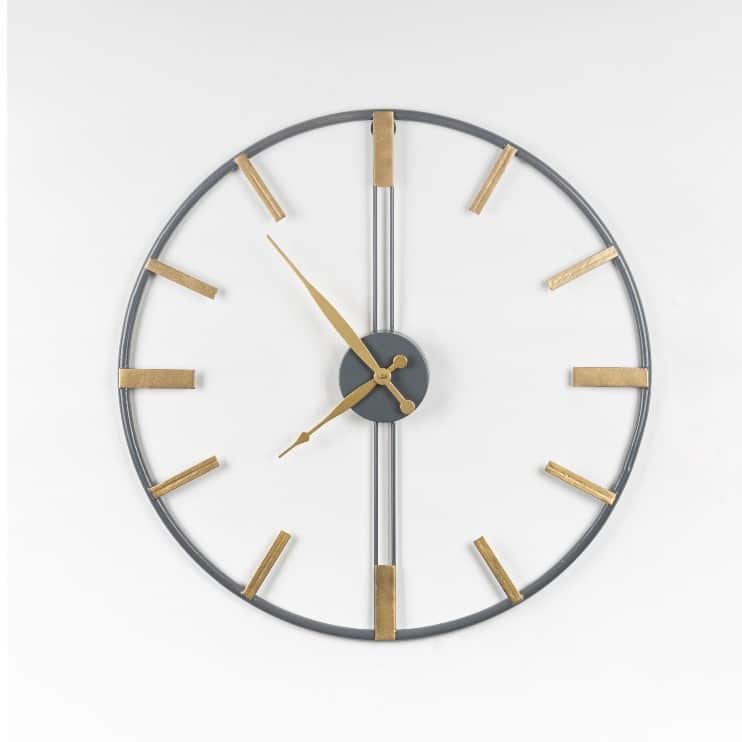 Orleans Vintage Round Wall Clock - left_view