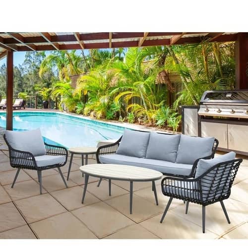 Loch Outdoor Indoor Sofa Patio Furniture Set