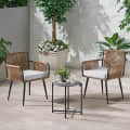 Argo 2 Seated Chair With Table And Grey Cushion Set - photo