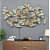 White Iron Jingo Leaf Metal Wall Art - photo