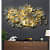White Iron Jingo Leaf Metal Wall Art - front_view