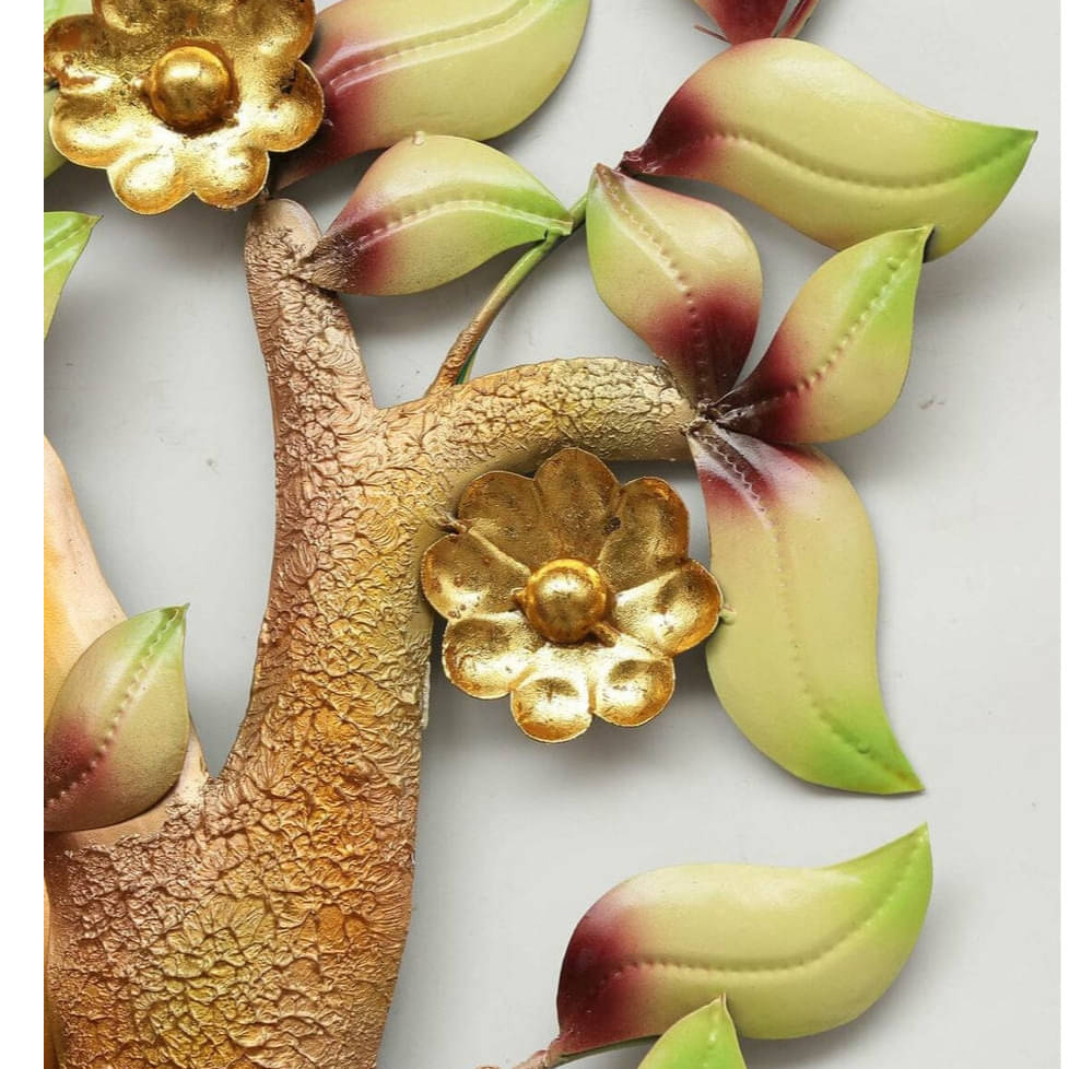 Gleeful Krishna LED Metal Wall Art