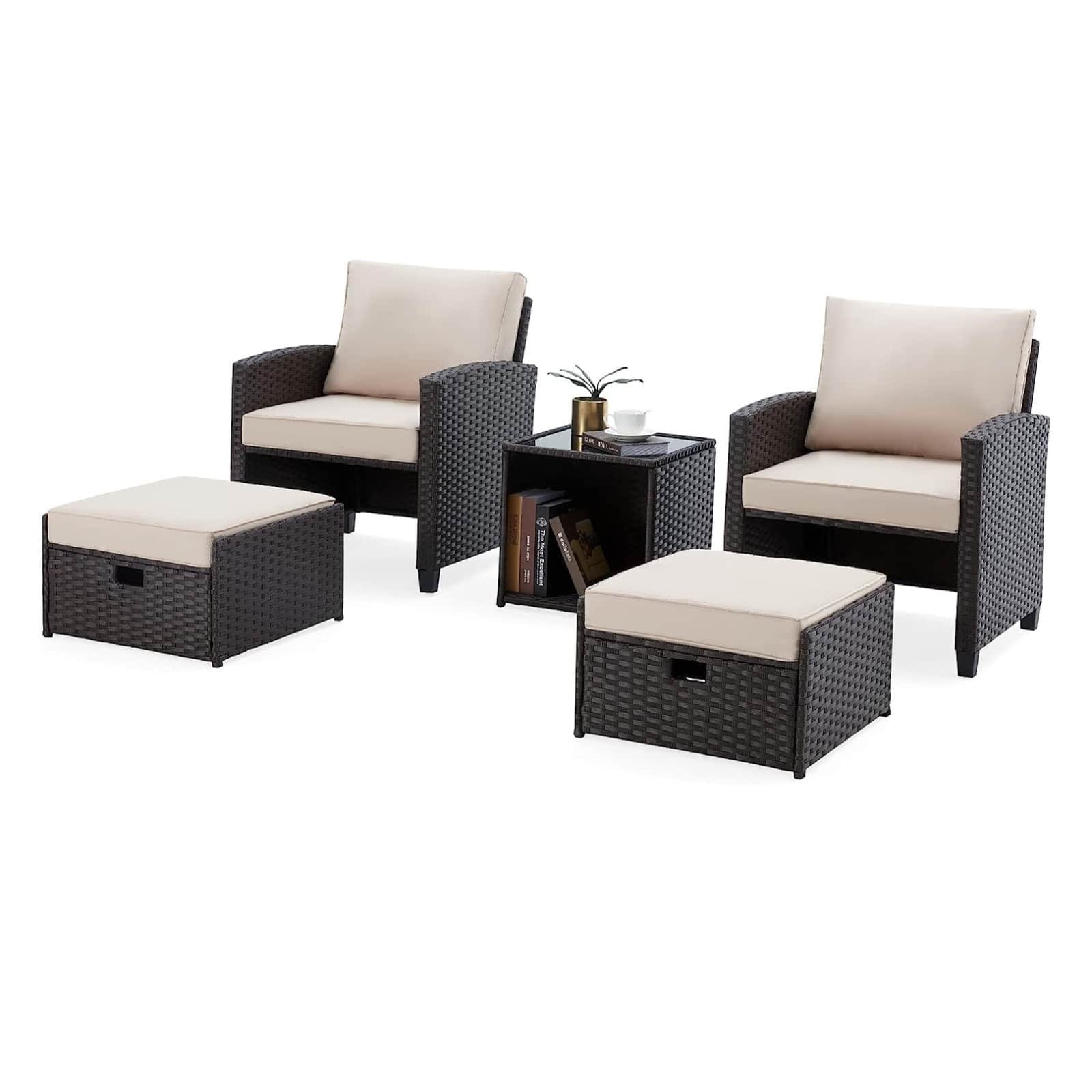 Argo Outdoor Patio Furniture Set - rear_view