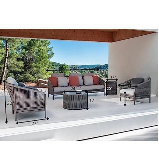 Sapa Stylish Outdoor Furniture With Cushion Set