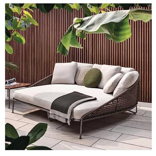 Sapa Brown Sofa Set With beige Cushions