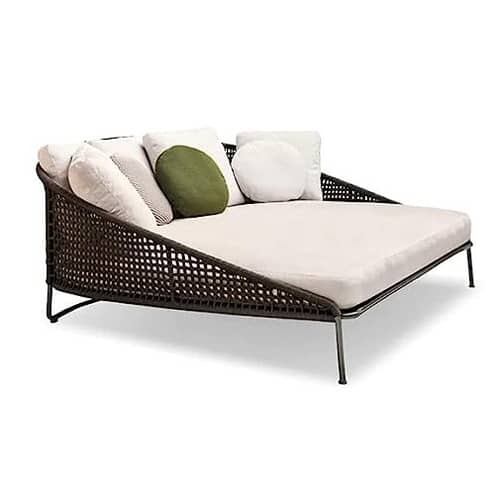Sapa Brown Sofa Set With beige Cushions