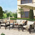 Sapa Wicker Seating Outdoor Patio Set - front_view